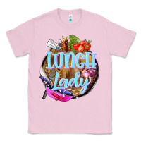 Bubblegum Pink western lunch lady Classic Tee - BarkalooDesign