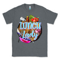 Charcoal Heather western lunch lady Classic Tee - BarkalooDesign