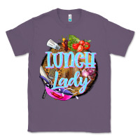 Lavender western lunch lady Classic Tee - BarkalooDesign