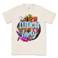 Natural western lunch lady Classic Tee - BarkalooDesign