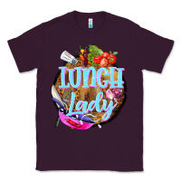 Plum western lunch lady Classic Tee - BarkalooDesign