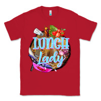 Red western lunch lady Classic Tee - BarkalooDesign