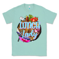 Seafoam western lunch lady Classic Tee - BarkalooDesign