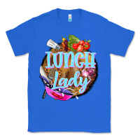 True Royal western lunch lady Classic Tee - BarkalooDesign
