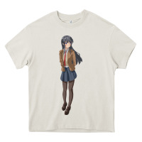 Cream mai sakurajima Heavy Core Tee - DesigneFamous