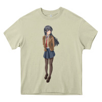 Mossy mai sakurajima Heavy Core Tee - DesigneFamous
