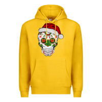 Lemon sugar skull  christmas Premium Hoodie - BarkalooDesign