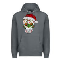 Rock sugar skull  christmas Premium Hoodie - BarkalooDesign