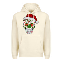 Sandshell sugar skull  christmas Premium Hoodie - BarkalooDesign