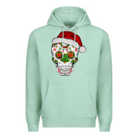 Seafoam sugar skull  christmas Premium Hoodie - BarkalooDesign