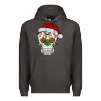 Smoke sugar skull  christmas Premium Hoodie - BarkalooDesign