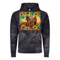 Cloud Black cowgirl Vintage Hoodie - Artiststas