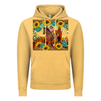 Vintage Mustard cowgirl Vintage Hoodie - Artiststas