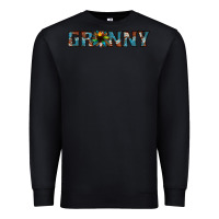 Black granny cowhide sunflower Premium Sweatshirt - Jasminsmagicworld