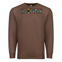 Chestnut granny cowhide sunflower Premium Sweatshirt - Jasminsmagicworld