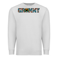 Dove Grey granny cowhide sunflower Premium Sweatshirt - Jasminsmagicworld