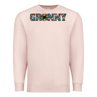 Pale Pink granny cowhide sunflower Premium Sweatshirt - Jasminsmagicworld