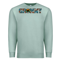 Seafoam granny cowhide sunflower Premium Sweatshirt - Jasminsmagicworld