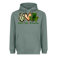 Sage peace love st.patrick's day Heavyweight Hoodie - Jasminsmagicworld