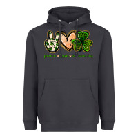 Smoke peace love st.patrick's day Heavyweight Hoodie - Jasminsmagicworld