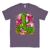 Lavender breast cancer cactus Classic Tee - FaDigitalArtStudio