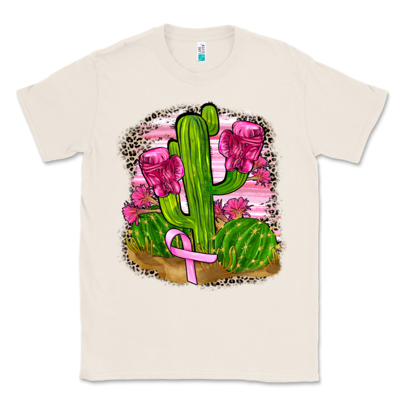 Breast Cancer Cactus Classic Tee by FaDigitalArtStudio | Teevron