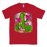 Red breast cancer cactus Classic Tee - FaDigitalArtStudio