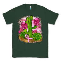 Sports Green breast cancer cactus Classic Tee - FaDigitalArtStudio