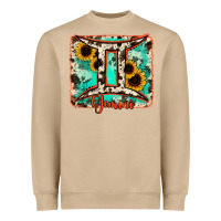 Mushroom gemini turquoise cowhide Heavyweight Sweatshirt - RanaPortraitStore