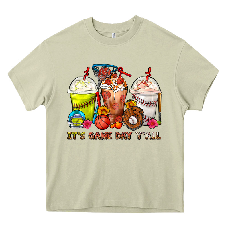 It's Game Day Y'all Softball,baseball,basketball C Heavy Core Tee by FaDigitalArtStudio | Teevron
