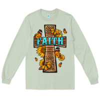 Matcha Western Faith Cross Butterfly Long Sleeve Tee - LillyAllenDesigns