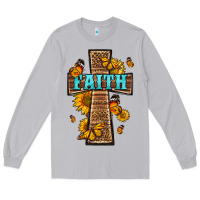 Moon Dust Western Faith Cross Butterfly Long Sleeve Tee - LillyAllenDesigns