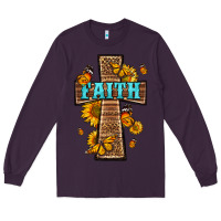Plum Western Faith Cross Butterfly Long Sleeve Tee - LillyAllenDesigns
