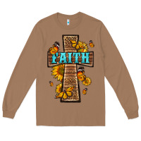 Western Faith Cross Butterfly Long Sleeve Tee | Teevron