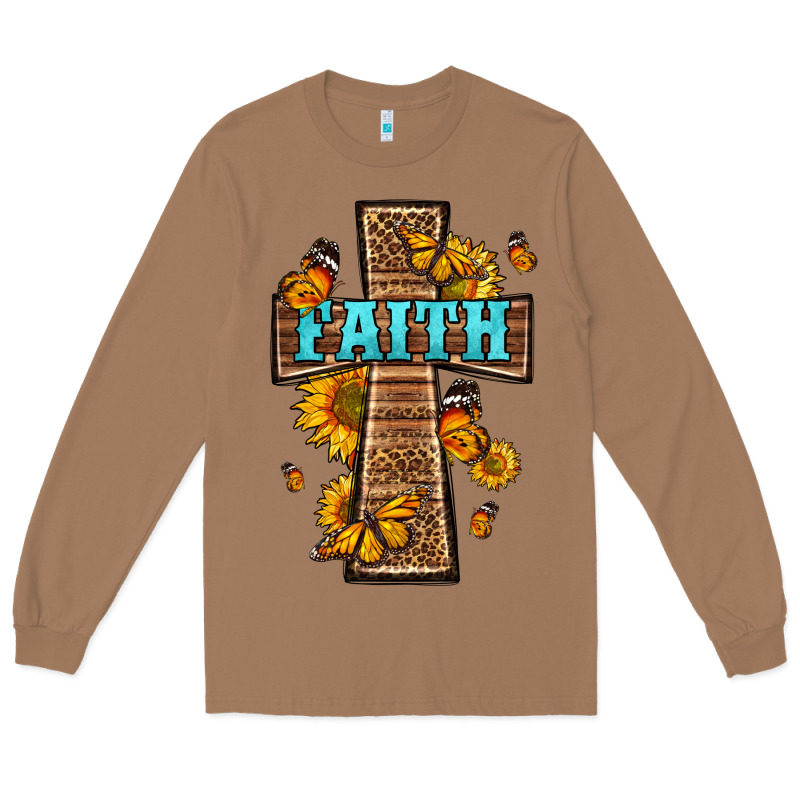 Western Faith Cross Butterfly Long Sleeve Tee by LillyAllenDesigns | Teevron