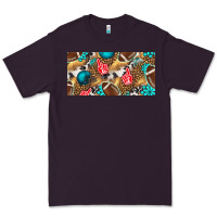 Plum american  football with turquoise license plate Premium Tee - BundleAndBundleShop
