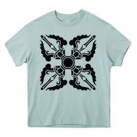 Arona trippy psychedelic rave sacred geometry Heavy Core Tee - DesigneFamous