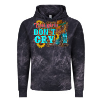 Cloud Black cowgirls don't crty boots hat sunflowers Vintage Hoodie - Artiststas