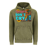 Vintage Olive cowgirls don't crty boots hat sunflowers Vintage Hoodie - Artiststas