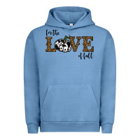 Pigment Pebble Blue for the love of fall Urban Hoodie - RanaPortraitStore