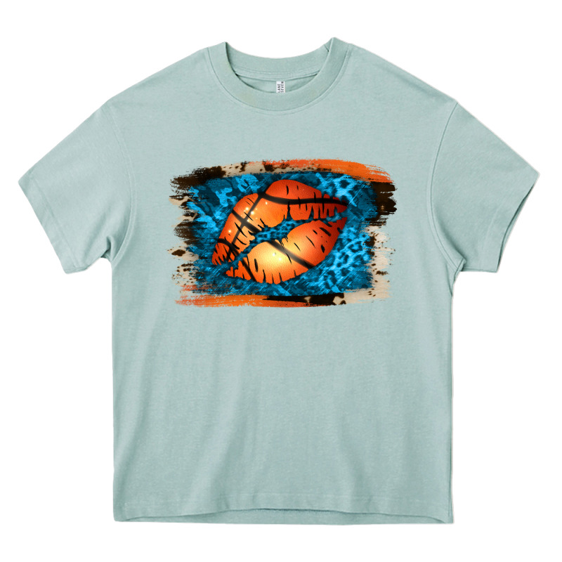 Basketball Lips Heavy Core Tee by Jasminsmagicworld | Teevron