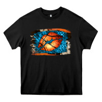 Black Basketball Lips Heavy Core Tee - Jasminsmagicworld