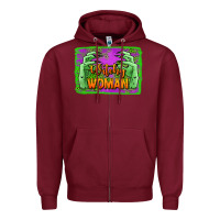 Burgundy witchy woman hands Zipper Hoodie - Jasminsmagicworld