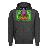 Charcoal Heather witchy woman hands Zipper Hoodie - Jasminsmagicworld