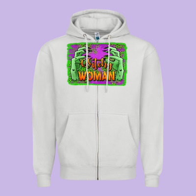 Witchy Woman Hands Zipper Hoodie Designed By Jasminsmagicworld