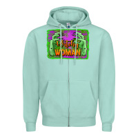Seafoam witchy woman hands Zipper Hoodie - Jasminsmagicworld