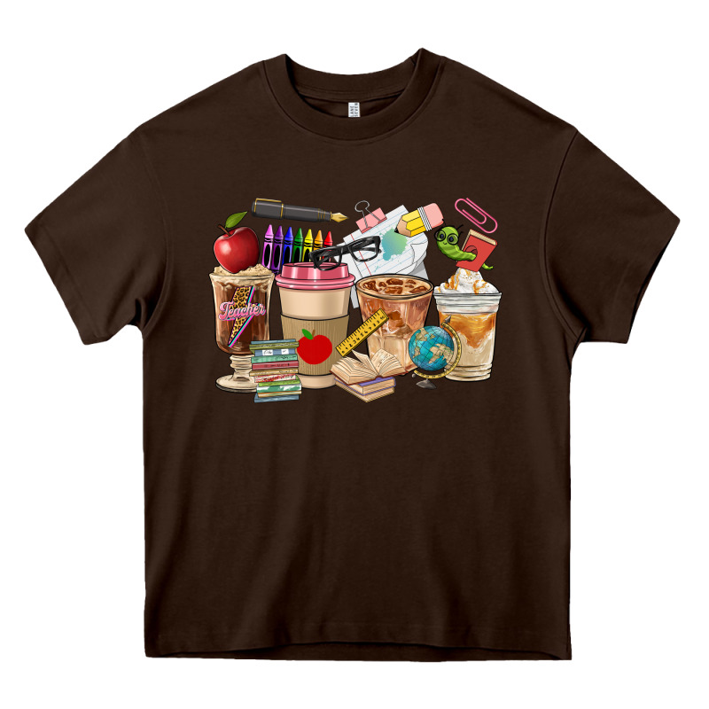 Teacher Coffee Cups Heavy Core Tee by FaDigitalArtStudio | Teevron