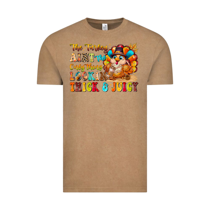 Thanksgiving Turkey Humor Vintage Tee by CowhideDigitalArt | Teevron
