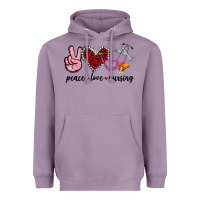 Lavender peace love nursing Heavyweight Hoodie - Jasminsmagicworld