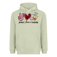 Matcha peace love nursing Heavyweight Hoodie - Jasminsmagicworld